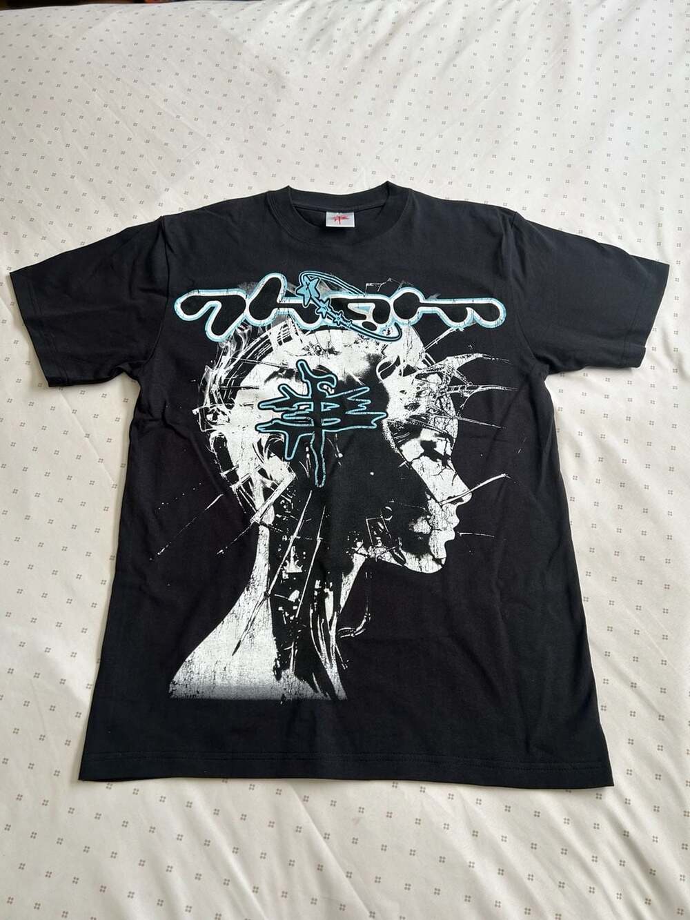 TH3M Graphic Black T-Shirt Medium